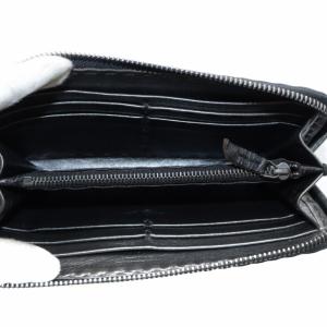 HENRY BEGUELIN イタリア製 長財布 レザー ラウンドファスナー 黒 ブラック