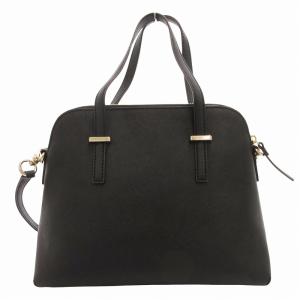 kate spade new york ハンドバッグ ショルダー 2WAY ロゴ ゴールド金具 黒 ブラック /FF GY12