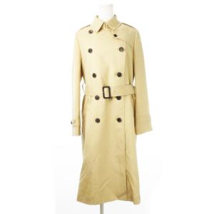 トレンチコート スプリングコート ロング ダブル ウール ライナー付 ベルト 2 M ベージュ /CK20