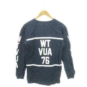 WTAPS WTVUA/TEE.LS 76 Tシャツ カットソー ロンT 長袖 クルーネック 丸首 プリント コットン