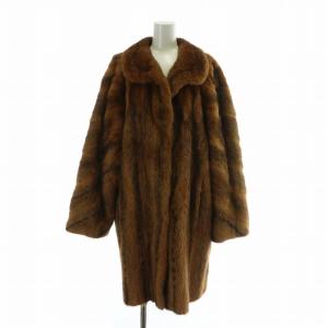 BOUTIQUE FOURRURE ミンク ファー コート ブラウン