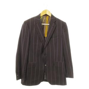 ETRO シングルスーツ セットアップ ストライプ ウール 52