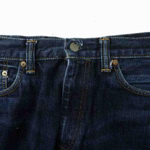 桃太郎ジーンズ MOMOTARO JEANS 出陣 デニムパンツ ジーンズ ナローテーパード 桃耳 ジップフライ W33 XL インディゴ 紺 ネイビー 0106SPZ