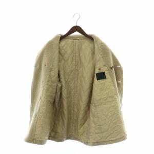 Yohji Yamamoto × ダーバン D'URBAN A.A.R Pコート ピーコート アウター ウール 中綿 ボア ミドル L ベージュ