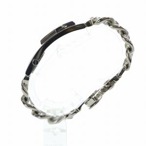 Jean Paul GAULTIER ブレスレットウォッチ クォーツ スクエア クロス 黒文字盤 シルバー色 5431-T001122