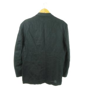 PAUL SMITH テーラードジャケット 背抜き 麻 リネン カラフルボタン L 紺 ネイビー /AO7 GY12