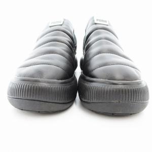 PUMA SUEDE MAYU スリッポン レザー スニーカー 23.5cm 黒 ブラック /UO GY12