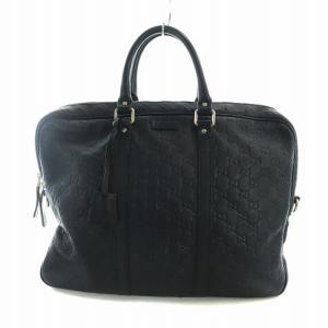 ディアマンテ ブリーフケース グッチシマ ブラック 201480