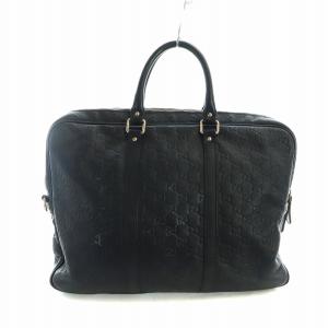 GUCCI ディアマンテ ブリーフケース グッチシマ ブラック 201480