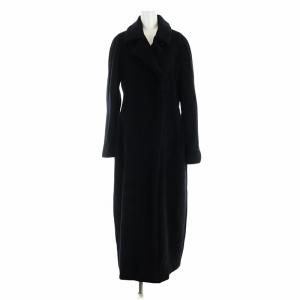 白タグ チェスターコート 42 ブラック