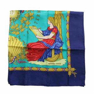 HERMES カレ90 LIBERTE EGALITE FRATERNITE REPUBLIQUE FRANCAISE スカーフ 絹 シルク