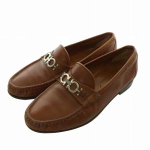 STUDIO ローファー ビジネスシューズ レザー ラウンドトゥ ガンチーニ シルバー金具 8 26cm