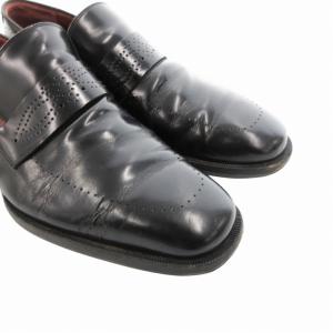 GUCCI ローファー ドレスシューズ レザー イタリア製 41 28.0cm 黒 ブラック 124883 /HO