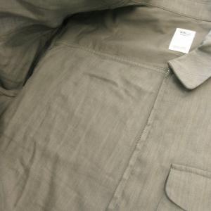 Ron Herman ジャケット スイングトップ ジップアップ 麻 リネン L グレー /AO9 GY35