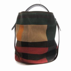 BURBERRY 2WAY ショルダーバッグ チェック マルチカラー 4500427426