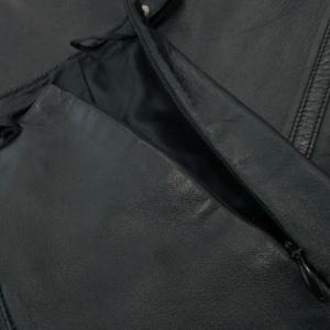 BURBERRY BLUE LABEL ラムレザースカート タイト ミニ 本革 羊革 レザー サイドベルト ロゴボタン 38 M 黒 ブラック