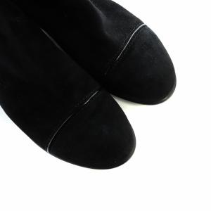 LOUIS VUITTON ロング ブーツ 38 ブラック DE0151