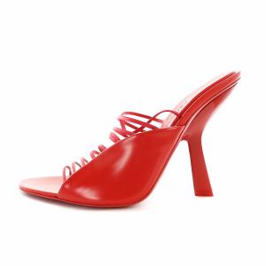 Salvatore Ferragamo アルタイル ALTAIRE スリングバック サンダル ミュール レザー サテン ロゴ チャンキーヒール