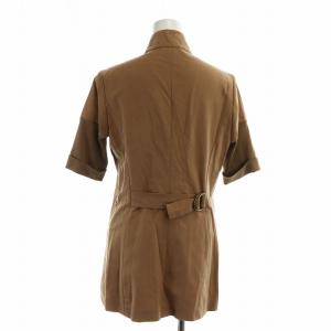 BRUNELLO CUCINELLI ミドルジャケット シルク 40 ブラウン