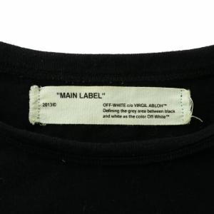 Off-White MAIN LABEL DIAG SPRAY Tシャツ カットソー 半袖 クルーネック ロゴ ペイント バックプリント