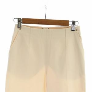 HERMES テーパードパンツ セリエボタン 34 アイボリー