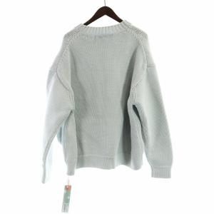 Off-White 23AW ニット セーター スウェット S ライトグレー OMHE150S23KNI0014100