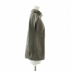 BRUNELLO CUCINELLI シャツ ブラウス 半袖 M 茶色 ブラウン