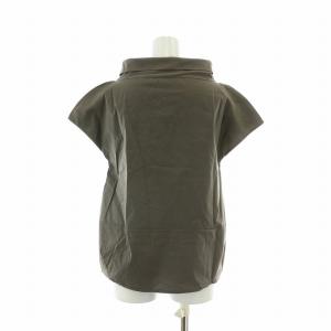 BRUNELLO CUCINELLI シャツ ブラウス 半袖 M 茶色 ブラウン