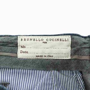 BRUNELLO CUCINELLI デニムパンツ ジーンズ テーパード シンチバック ジップフライ 36 S インディゴ 紺 ネイビー /XZ