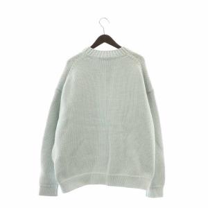Off-White 23AW ニット スウェットシャツ M ライトブルー