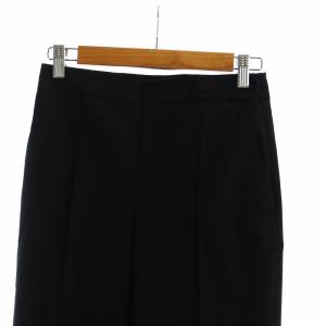 MONCLER 23SS テーパードパンツ タグ付き ジップフライ ロゴ 刺繍 38 M 黒 ブラック 2A000185744899938