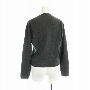 PRADA カシミヤ ニット セーター 長袖 40 M グレー GY19 /MQ