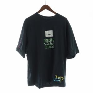 21SS ロゴTシャツ カットソー 半袖 プリント クルーネック XS