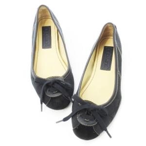 バレエシューズ フラットシューズ レースアップ キャンバス 切替 シグネチャー ロゴ JUSMINE 大きいサイズ 8.5