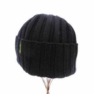 Borsalino ニットキャップ ニット帽 ビーニー 帽子 ウール イタリア製 F 紺 ネイビー /JS GY19