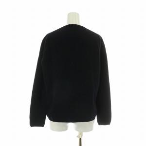 PRADA ニット セーター ウール 長袖 クルーネック 40 M 濃紺 ダークネイビー /XZ GY19