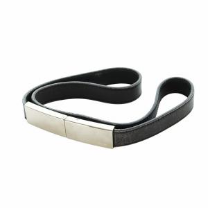 ベルト レザー シルバー金具 ロゴ 黒 ブラック GY19 /MQ