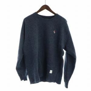 PAUL SMITH セットアップ 上下 スウェット トレーナー イージーパンツ 長袖 裏起毛 ロゴ 刺繍 M LL 紺 ネイビー