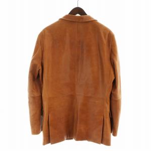 BURBERRY BLACK LABEL ラムレザー テーラード ジャケット 裏地ノバチェック L