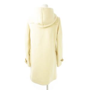 BEAUTY&YOUTH UNITED ARROWS ダッフルコート フーディ ロング トグルボタン メルトン ウール M クリーム アイボリー
