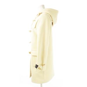 BEAUTY&YOUTH UNITED ARROWS ダッフルコート フーディ ロング トグルボタン メルトン ウール M クリーム アイボリー