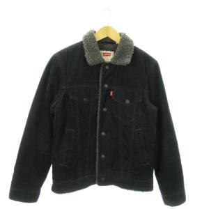 コーデュロイジャケット 裏ボア S ネイビー