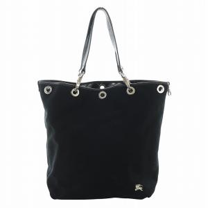 トートバッグ ハンド キャンバス レザー ホース ハート ロゴ 裏地チェック 黒 ブラック GY18 /MQ