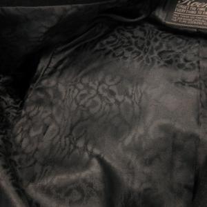 Roen Pコート ピーコート ショート ダブル ワンポイント ラインストーン ロゴ ドクロ L 黒 ブラック /CK3