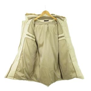 INTERMEZZO ダウンコート ダウンジャケット ダッフルデザイン ファー レッキス ラクーン LL グレージュ /AH6