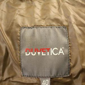 DUVETICA ダウンジャケット ファー フード ナイロン コート 40 黒 ブラック /G MT GY19