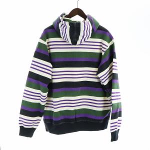 Supreme 18SS Striped Hooded Sweatshirt