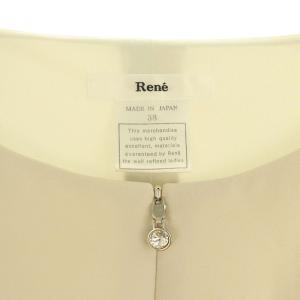 René ワンピース ロング ノースリーブ 38 アイボリー /MY OS GY19 AX