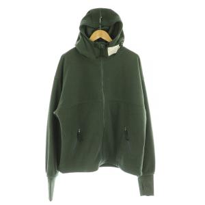 pieces フリース ジップパーカー S カーキ /MY OS GY19 AX