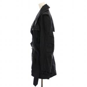 BURBERRY LONDON トレンチコート ショート ナイロン 裏地ノバチェック アウター ITA40 黒 /YM GY19 MT